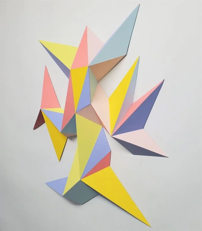 Mystic Dance #2 - contemporary abstract geometric sculpture